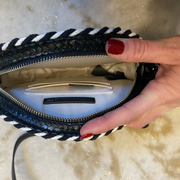 Rebecca Minkoff Straw Circle Crossbody NEW NWT - Picture 6 of 6